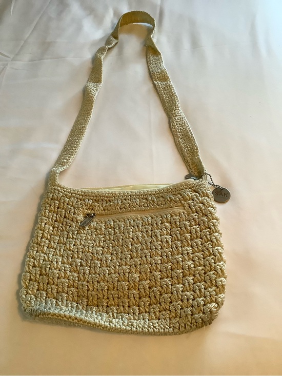 The Sak Handbags - The Sak Beige/Cream Woven Shoulder Bag